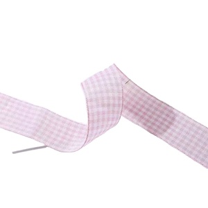 Hete Aanbieding Kerst Geruite Burlap Lint Gingham Inpaklint voor Kerstboomdecoratie DIY Bloemboogjes - Product Image 3