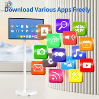 Écran intelligent mobile de 23,8, 27 et 32 pouces, machine de diffusion en direct, écran tactile Android, tablette PC, téléviseur intelligent, support rotatif