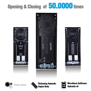 Resorte de Piso para Puerta de Vidrio con Logotipo Personalizado, Resorte de Piso de Hierro Fundido de 90 kg, Resorte de Piso de <span class=keywords><strong>Doble</strong></span> Acción de Servicio Ligero para Hogar y Oficina - Product Image 1