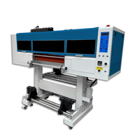 Printer DTF UV untuk cetak permukaan datar dan melengkung langsung ke mesin Transfer UV Film untuk dekorasi tanda kemasan Label