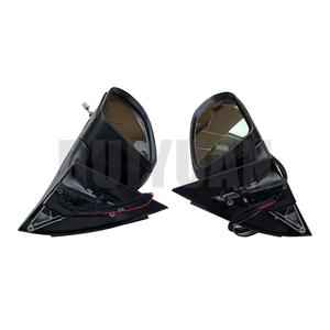 Rétroviseur noir brillant apprêté blanc pour Mercedes H247 GLA 2020 et plus, rabattable électriquement, chauffant, avec éclairage de courtoisie, détecteur d'angle mort et GPS - Product Image 2