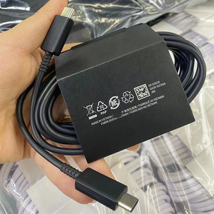 Fil de téléphone original 45W PD Kabel EP- DN975 1m 5A câble de chargeur USB-C <span class=keywords><strong>cordon</strong></span> USB type C pour <span class=keywords><strong>Samsung</strong></span> S24 S23 S22 S21 Note20 A90 A80 - Product Image 1