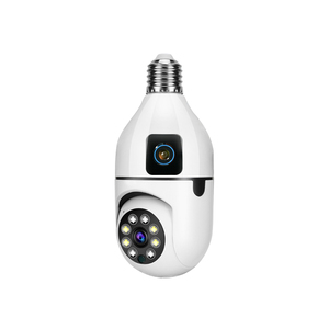 Bóng đèn máy ảnh V380 <span class=keywords><strong>Wifi</strong></span> ống kính kép Trần Webcam giám sát tốt nhất SmartBulb Home an ninh mạng thông minh giám sát - Product Image 3