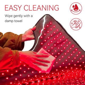 Manta de Terapia de Luz Roja con 2560 LED de 660nm y 850nm, Infrarrojo Cercano, para Alivio del Dolor en Todo el Cuerpo - Product Image 3