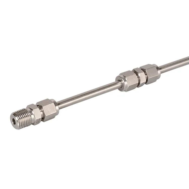 สแตนเลส SS316L ไร้รอยต่อหลอมเครื่องมือวัดที่สดใส1/8 "ถึง2" ASME A269 EN 10216 -5