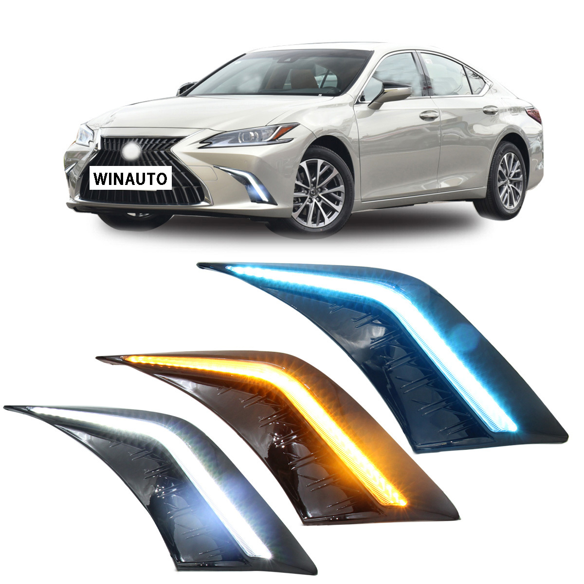 WINAUTO工場価格 LEDデイタイムランニングライト フロントバンパー 