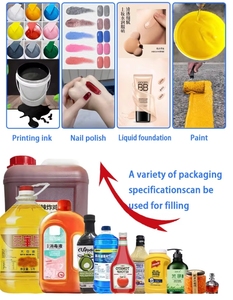 Machine de remplissage de pâte neuve pour les industries agroalimentaires, applicable à l'eau pure, au shampoing, au gel, aux produits chimiques et aux engrenages en verre - Product Image 6