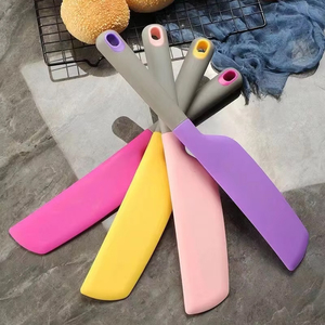 Spatule en silicone haute température pain une pièce grand outil de mélange cuisson <span class=keywords><strong>beurre</strong></span> spatule crème gâteau spatule - Product Image 4