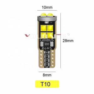 Led Wedge Tấm Dome Ánh Sáng Cụ Lights Bulb 12V Xe Canbus Không Có Lỗi Ánh Sáng Nội Thất 194 501 10smd 3030 Ba9s T10 W5w Led - Product Image 4