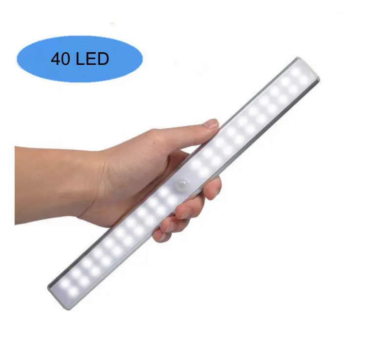 40 LED Wardrobe Light Magnetic Wall Lamp Bedroom Human Body Induction Light