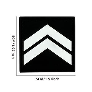 En Stock Écusson PVC Velcro Grades <span class=keywords><strong>de</strong></span> Brigadier <span class=keywords><strong>Gendarmerie</strong></span> Galon Poitrine Chevron <span class=keywords><strong>de</strong></span> Grade Écussons PVC Badges - Product Image 6
