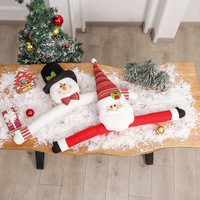 Décorations de Noël : Père Noël, Bonhommes de neige, Étoile de sommet d'arbre de Noël, Décoration d'arbre de Noël pour la mise en scène et l'embellissement de la maison