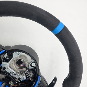 Mise à niveau personnalisée couverture complète Alcantara m Performance pour <span class=keywords><strong>BMW</strong></span> Série <span class=keywords><strong>5</strong></span> F30 F10 F32 F90 <span class=keywords><strong>F80</strong></span> F82 F87 Volant - Product Image 1