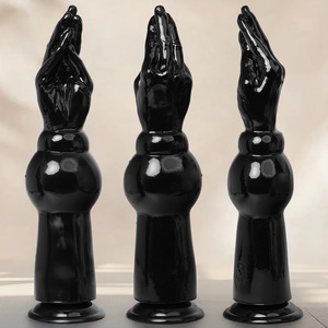 स्कार्लेकसिन D-15 महिलाओं के सिलिकॉन धातु हाथ डिल्डो बट प्लग और गधा मालिश गुदा सेक्स खिलौना - Product Image 3