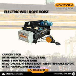 Fabricante de polipastos eléctricos de cable de acero a precios razonables de la India |   Sistema de Elevación de Calidad de Exportación para Usos Industriales - Product Image 3