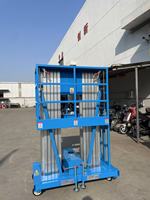 Nouvelle plateforme élévatrice électrique monomât WELIFTIRICH 6m/8m/10m avec treuil en aluminium et élingue à chaîne 2 tonnes IP55 pour hôtels