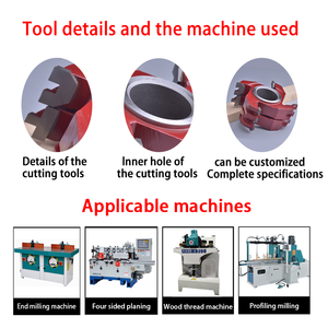 Cuchillo Cóncavo Convexo para Trabajar la Madera, Sin Recubrimiento, de Metal Duro YUFU, Cortador de Espigas y Mortajas para Paneles de Madera Maciza, Fresa HRC65 para Grabado - Product Image 5