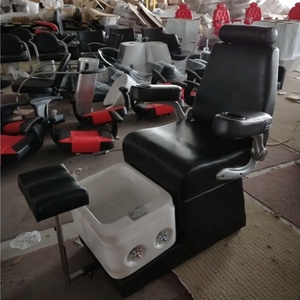 Salon Luxury Foot Pipeless Black Foot Spa Massage Pedicure Chair for Sale - Product Image 5