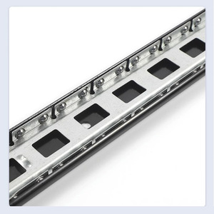 Rail coulissant pour porte d'armoire en acier, largeur 45 mm, montage latéral, longueur personnalisée, quincaillerie pour tiroir - Product Image 5