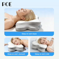 Oreiller ergonomique en mousse à mémoire de forme pour soulager les douleurs cervicales, soutien tête/cou, option personnalisée, lavable, favorise un sommeil confortable