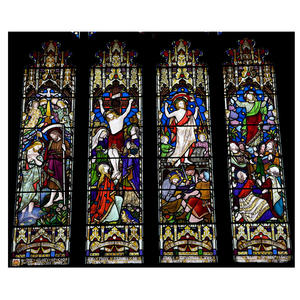 Finestre di vetro colorato solido per l'architettura decorativa della chiesa tetto a cupola solare serra edificio esterno bagno esterno - Product Image 2