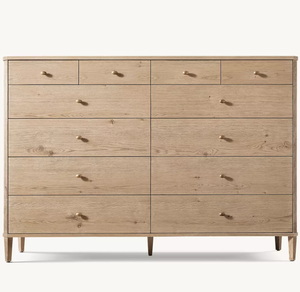 Ensemble de meubles de chambre à coucher de <span class=keywords><strong>style</strong></span> contemporain français en bois de chêne avec <span class=keywords><strong>commode</strong></span> à 12 tiroirs - Product Image 5