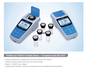 EPA 180.1 en ISO7027-conforme standaard, geavanceerde digitale draagbare troebelheidsmeter - Product Image 3