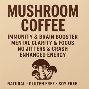 Органическая смесь растворимого порошка Кордицепса Рейши Львиная Грива индейки, подходящая для взрослых Грибная кофейная добавка - Product Image 3