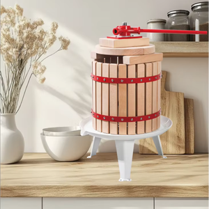 Presse à main en bois extérieure professionnelle 12L presse-agrumes Commercial multicolore Orange Durable pour usine de transformation de fruits - Product Image 1