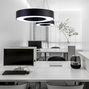 Lustre LED suspendu en forme d'anneau de 3600 mm de diamètre, luminaire suspendu au <span class=keywords><strong>plafond</strong></span>, lampe de suspension, anneaux circulaires brossés, éclairage domestique - Product Image 5