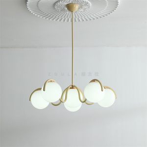 Zgula Modern Minimalist 6-<b>Light</b> Chandelier Round <b>Led</b> Pendant <b>Light</b> For Living Room Bedroom Dining Room - Product Image 1