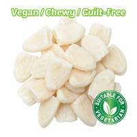 Amos ChewTopia makanan ringan permen Gummy permen kelapa rasa ChewTopia Vegan permen karet kunyah buah
