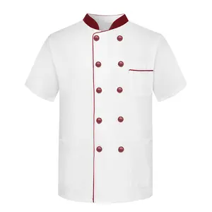 Factory Supplier Chef Uniform Corto Personalized Long Short Sleeves Uniformes Chef