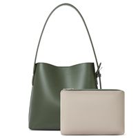 Sac en cuir pour femmes sacs seau sacs à bandoulière en cuir végétalien pour femmes sacs fourre-tout à la mode avec sangle réglable