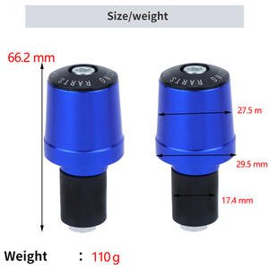 Xe máy tay lái Grips kết thúc Motocross xử lý cắm trọng lượng chống rung trượt cắm cho gsxr 125/150/600/750/1000/1100/1300 - Product Image 2