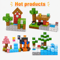 Briques de construction 3D personnalisées à faire soi-même, 2,0 cm, plastique ABS, ensemble de puzzles magnétiques, jouets éducatifs pour enfants, multicolores, certifiés CE/EN71 et ASTM