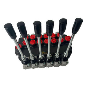 Válvula de Control Direccional Hidráulica Monobloque Huamao de 1-7 Vías P40 P80, 40LPM y 80LPM con Control Remoto por Cable - Product Image 1