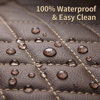 Tapis de sol de voiture en cuir de luxe avec diamants, épaisseur 10 mm, imperméables et résistants à l'usure, ensemble complet, garantie 2 ans pour l'intérieur des Fortuner/Pajero
