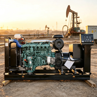 Vente directe usine – Générateur diesel triphasé silencieux à châssis ouvert 50/60Hz 200KVA 250KVA pour alimentation de secours commerciale