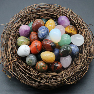 20mm Mineral Rock Variety <strong>Crystal</strong> Tumbled Stone Reiki Healing Polished <strong>Egg</strong> <strong>Shape</strong> Assorted Gemstone for Collection - Product Image 2