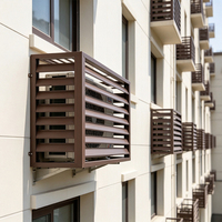 Grille décorative en aluminium découpée au laser sur mesure, style arabesque, pour aérateur et diffuseur d'air