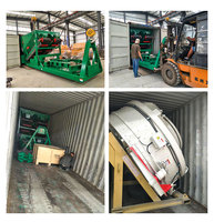 Mini-centrale à ciment SDDOM 23m³/h en Shandong, mobile, alimentée au diesel, contrôlée par PLC, avec silo de broyage de sacs Big Bag