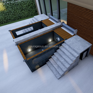 Piscine Conteneur Personnalisée Préfabriquée Modulaire pour Hôtel, Club de Plage, Piscine Hors Sol avec Système de Filtration au Sable - Product Image 3