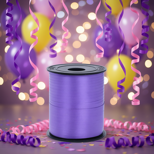 Ruban violet Party Love 450M pour décorations cadeaux - Product Image 3