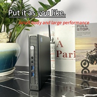 Ordinateur portable HP800G1 EliteDesk Mini PC reconditionné en usine, pour la maison/le bureau/les études, WiFi, RAM DDR4, SSD, double cœur Intel Core