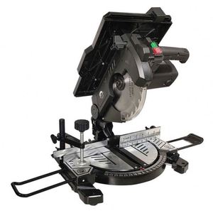 Bench Top Compound Miter <b>Saw</b> with Motor and Gear for Aluminium & Wood Cutting 60KW <b>Power</b> 110V/220V - Product Image 1