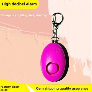Alarme de sécurité personnelle ovale AL-01 en plastique ABS, très forte, avec lumière LED, fonctions d'appel et de défense pratiques - Product Image 3