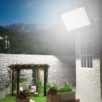 Projecteur solaire LED étanche 50W de qualité professionnelle, indice de protection IP65, pour jardin et espaces extérieurs
