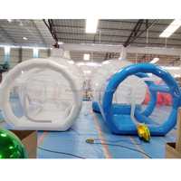 Tente à bulles gonflable 2025, PVC de qualité commerciale, 3,4 m, couleur personnalisée, pompe à souffler, fête pour enfants, dôme transparent, ballon