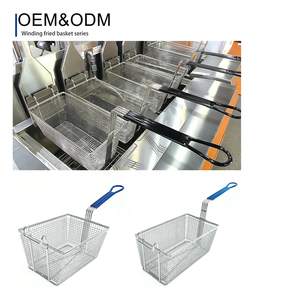 Hochleistungs-304-Edelstahlsieb Kartoffel-Bratkorb-Pommes-Frites-Korb & Edelstahls ieb Großes Brat sieb - Product Image 4